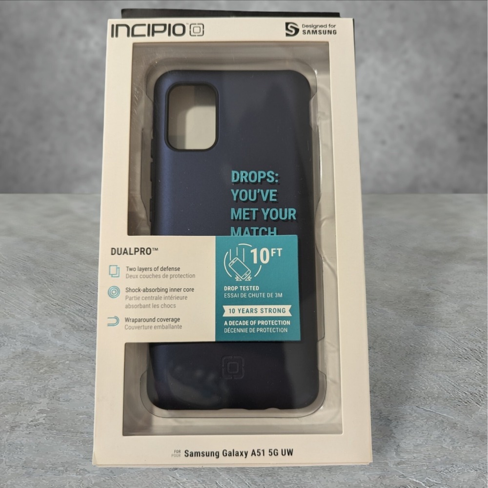 T2. Incipio DualPro Case For‎ Samsung Galaxy A51 5G UW Blue